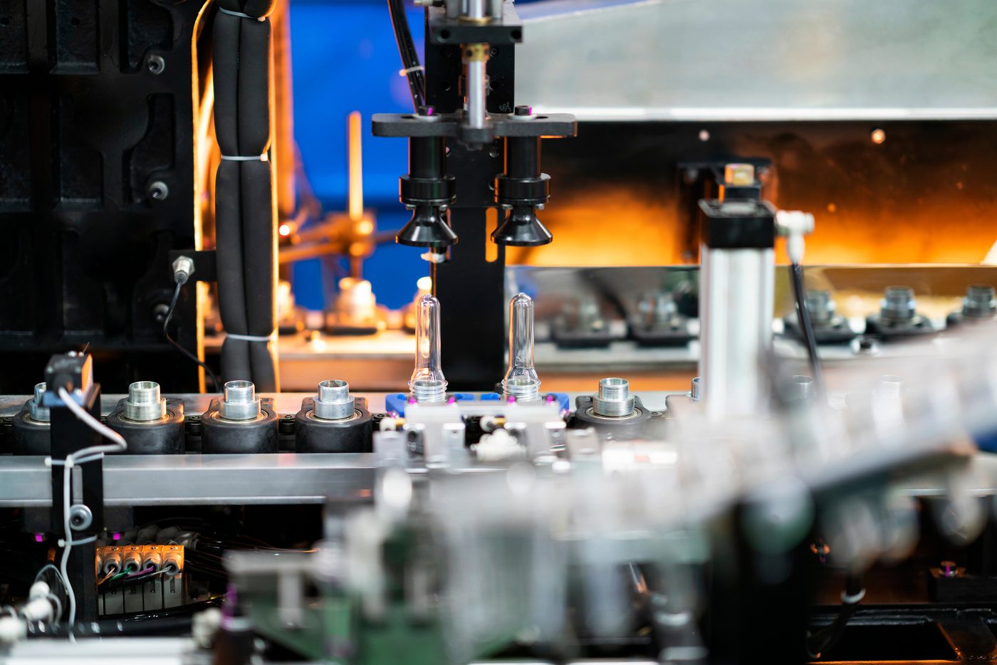 Industrial manufacturing automation line
